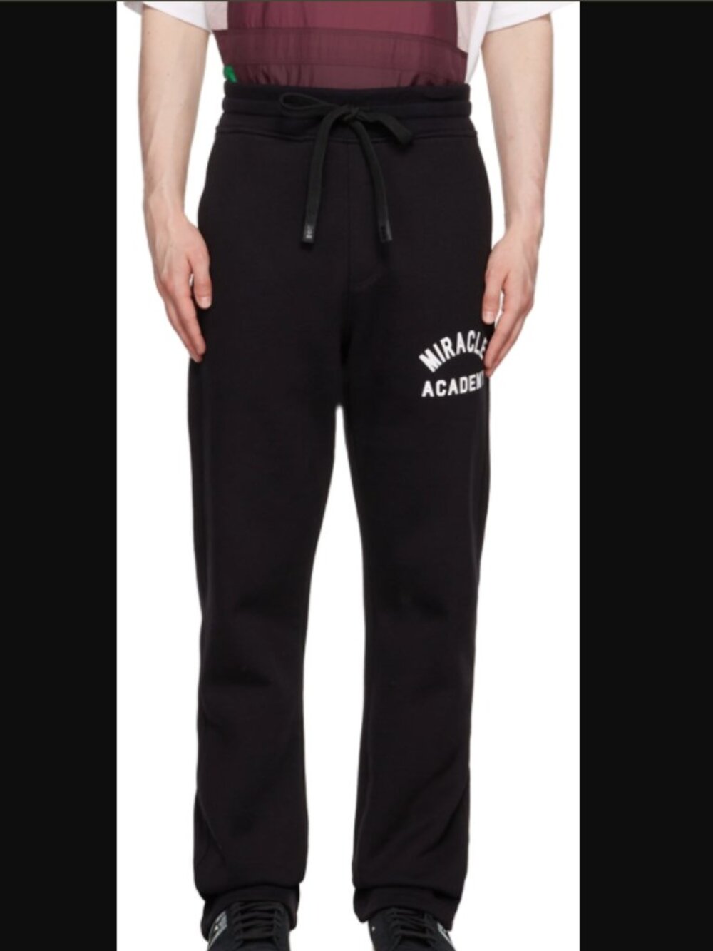 Nahmias Black Miracle Academy Lounge Pants size small